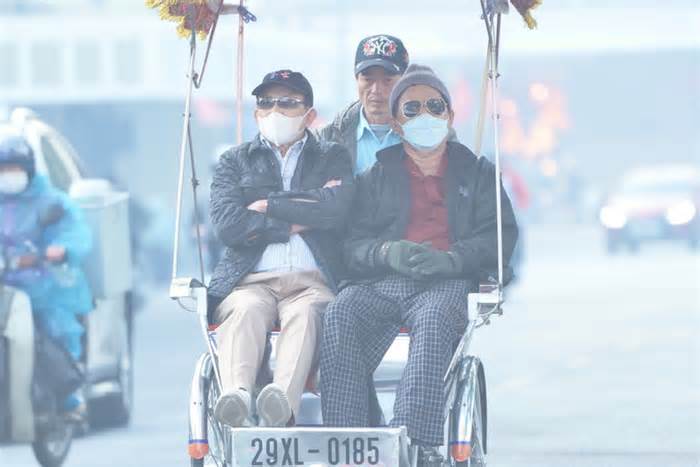 Chất lượng không khí Hà Nội lên ngưỡng xấu