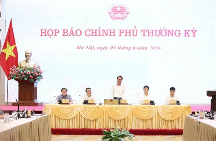 Họp báo Chính phủ tháng 5: Quyết tâm bứt phá mục tiêu tăng trưởng 'hai con số'