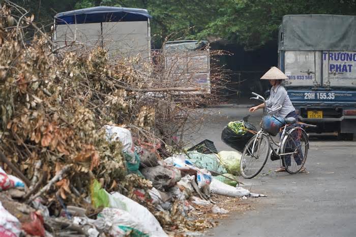 Những đống rác 'khổng lồ' mọc lên giữa lòng thành phố