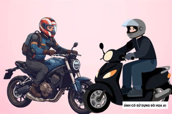 Các hành vi bị cấm với người lái xe mô tô, xe gắn máy khi tham gia giao thông