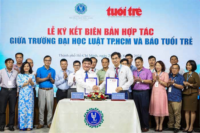 Trường đại học Luật TP.HCM và báo Tuổi Trẻ: Hợp tác để phục vụ cộng đồng