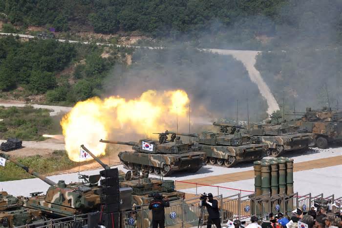 Lực lượng Hàn Quốc và Mỹ tiến hành tập trận quy mô lớn chưa từng có