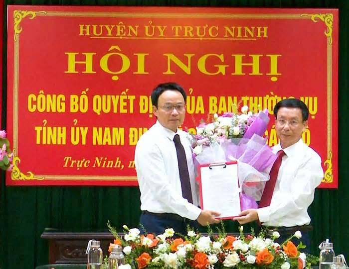 Huyện Trực Ninh, Nam Định có tân Bí thư