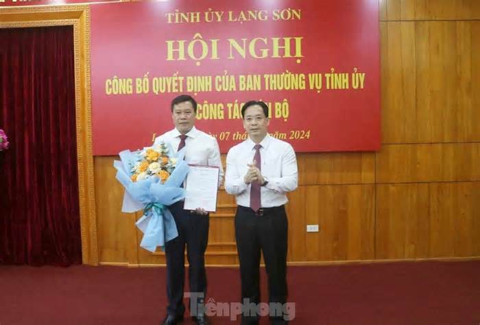 Bổ nhiệm Chánh Văn phòng Tỉnh ủy Lạng Sơn