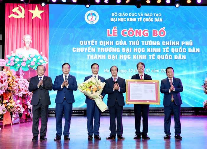 Trường Đại học Kinh tế Quốc dân chuyển thành Đại học Kinh tế Quốc dân