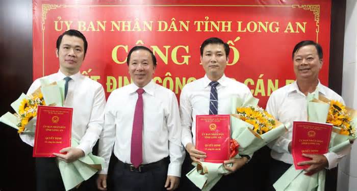 Ông Trương Tấn Sơn được bổ nhiệm làm Phó giám đốc Sở Xây dựng Long An