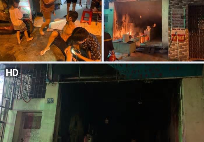 Hải Phòng: Giải cứu 4 người mắc kẹt trong ngôi nhà đang cháy