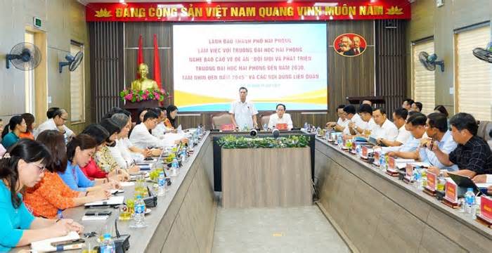 Trường ĐH Hải Phòng sẽ nâng quy mô đào tạo lên 15.000 sinh viên năm 2030