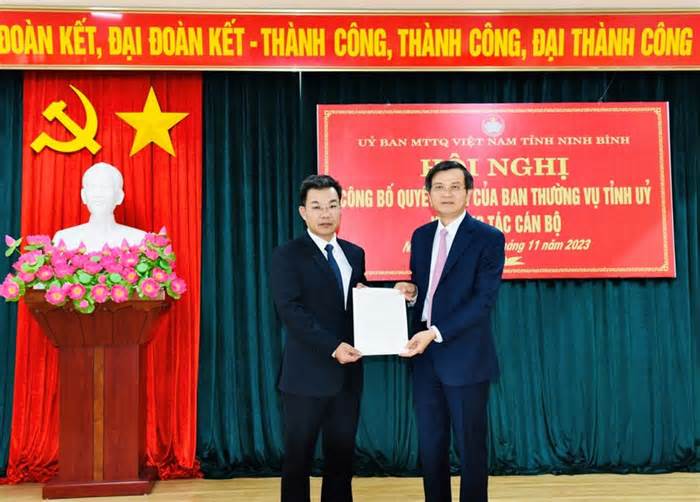 Mặt trận Tổ quốc Việt Nam tỉnh Ninh Bình có tân chủ tịch