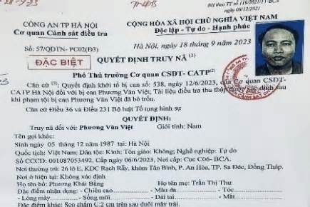 Công an Hà Nội truy nã nhân viên thu hồi nợ