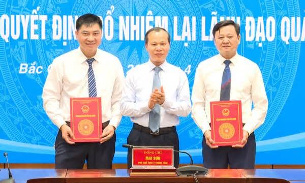 Điều động, bổ nhiệm nhân sự mới ở Bắc Giang, Hải Phòng, Quảng Nam, Hải Dương