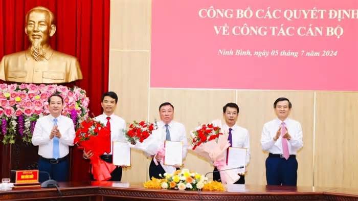 Điều động, bổ nhiệm nhân sự mới ở Ninh Bình, Bình Định, Đà Nẵng, An Giang
