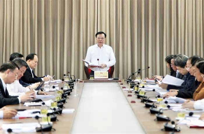 Bí thư Hà Nội yêu cầu triển khai tốt việc sắp xếp các đơn vị hành chính