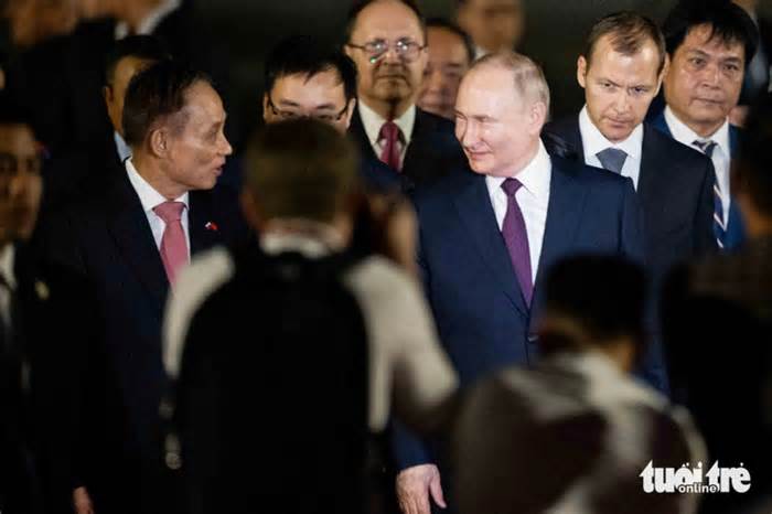 Lễ đón cấp nhà nước Tổng thống Putin tại Phủ Chủ tịch