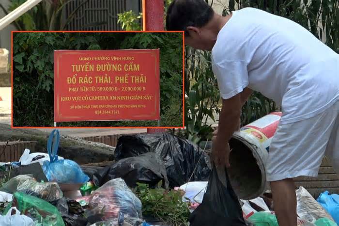 Rác thải đổ trộm dưới biển cấm, nguy cơ lây nhiễm bệnh dịch