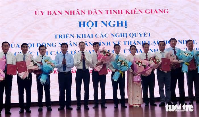 Kiên Giang điều động, bổ nhiệm 29 lãnh đạo sở ngành