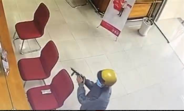 Nghi phạm dùng súng cướp ngân hàng ở Tiền Giang đã bị bắt