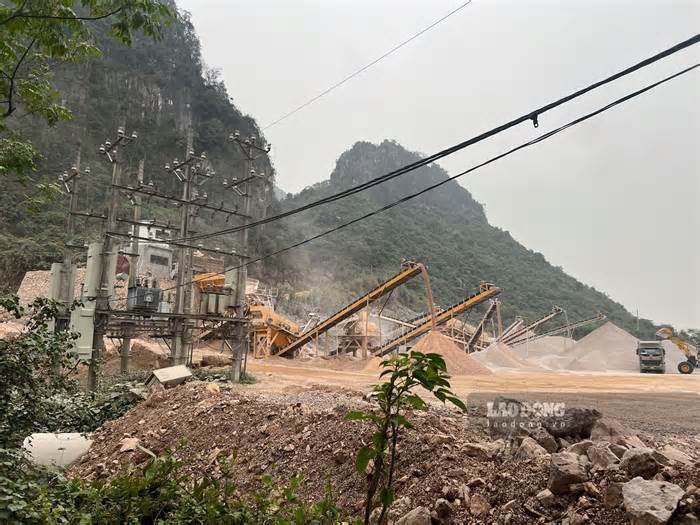 Hoà Bình: Huyện Lương Sơn trả lời phản ánh về mỏ đá bị tố gây ô nhiễm