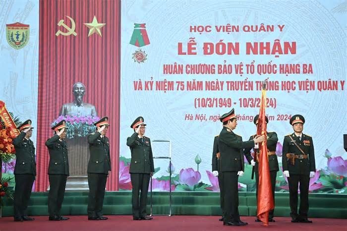 Đại tướng Phan Văn Giang: Học viện Quân y đã đạt những bước tiến vượt bậc