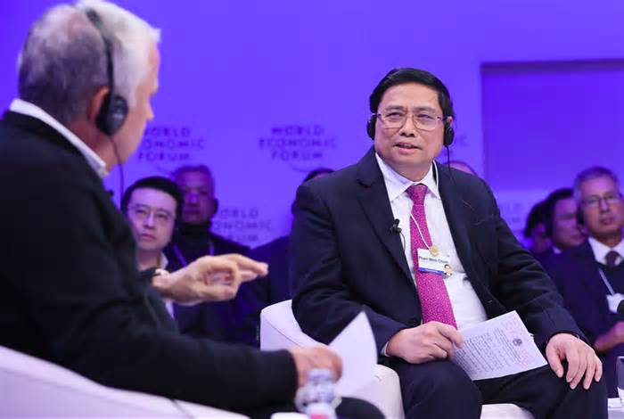 Thủ tướng Phạm Minh Chính nêu 4 giải pháp chuyển đổi của Việt Nam tại WEF Davos