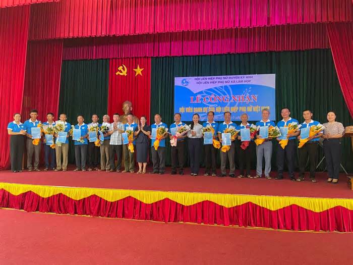 31 nam giới tại Hà Tĩnh được kết nạp vào Hội Liên hiệp Phụ nữ
