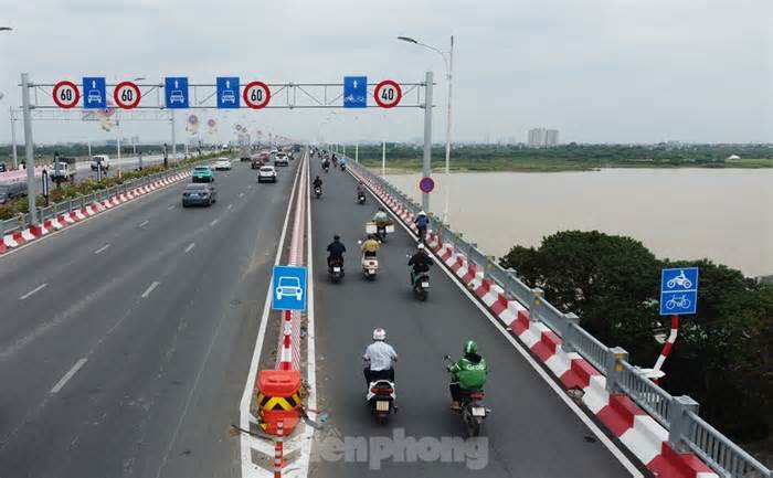 Từ 15/3, xử phạt nặng xe lấn làn, chạy ẩu trên 4 cầu lớn tại Hà Nội