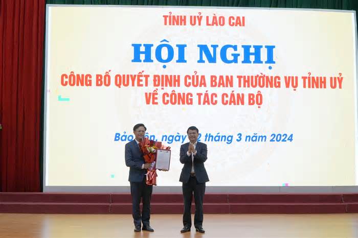 Chánh Văn phòng Tỉnh ủy Lào Cai làm Bí thư huyện ủy