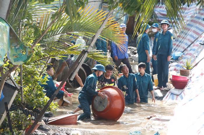 Sạt lở ở TP. Sa Đéc: Ngày 3.4, đơn vị tư vấn thiết kế tiến hành khảo sát