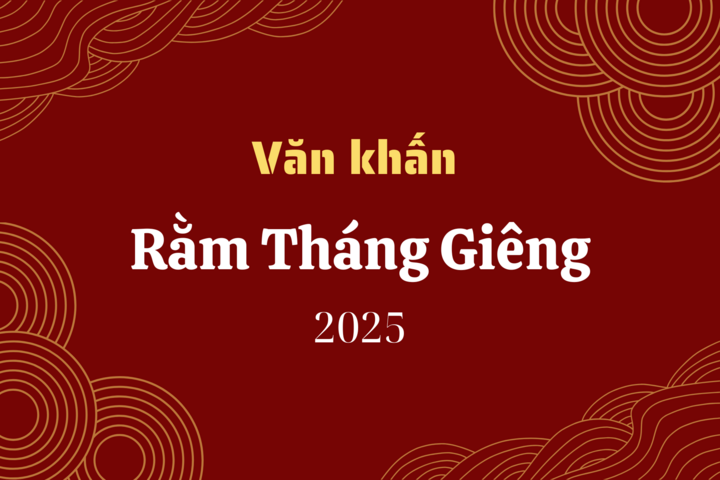 Văn khấn cúng rằm tháng Giêng 2025 chuẩn