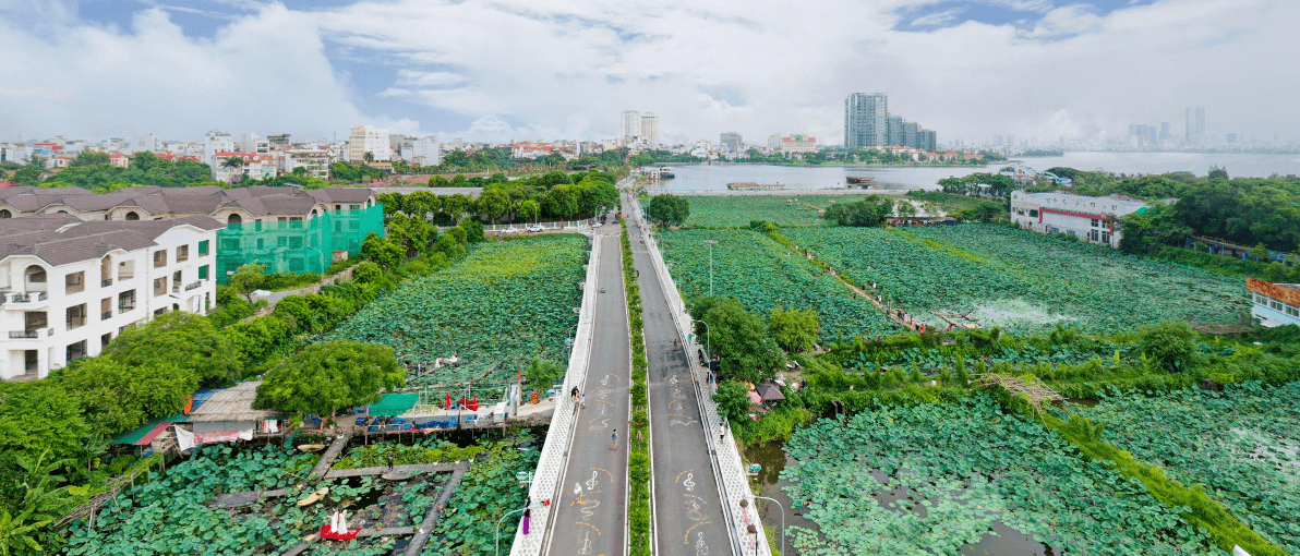 Cải tạo hồ cạnh hồ Tây nhằm ‘rửa sạch’ sông Tô Lịch