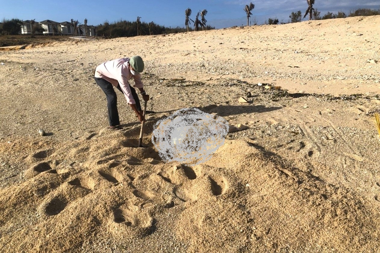 Thi thể phụ nữ không nguyên vẹn ở bờ biển Ninh Thuận