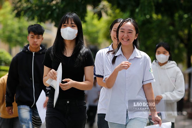 Việc tổ chức dạy học 2 buổi/ngày bảo đảm quyền lợi, đáp ứng nhu cầu, nguyện vọng của học sinh, phù hợp với điều kiện thực tế của nhà trường. Ảnh: Quang Đạt