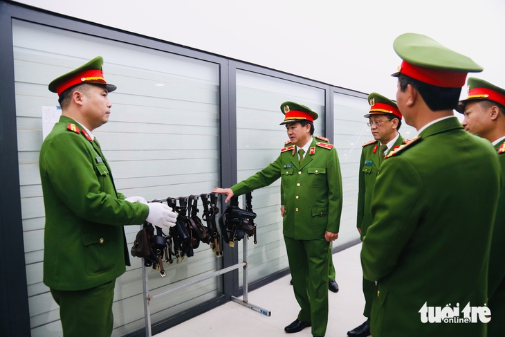 Kiểm tra công tác bảo vệ các mục tiêu phục vụ Đại hội XIV của Đảng