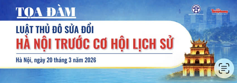 Tọa đàm diễn ra vào ngày 20/3/2026 tại trụ sở UBND TP Hà Nội