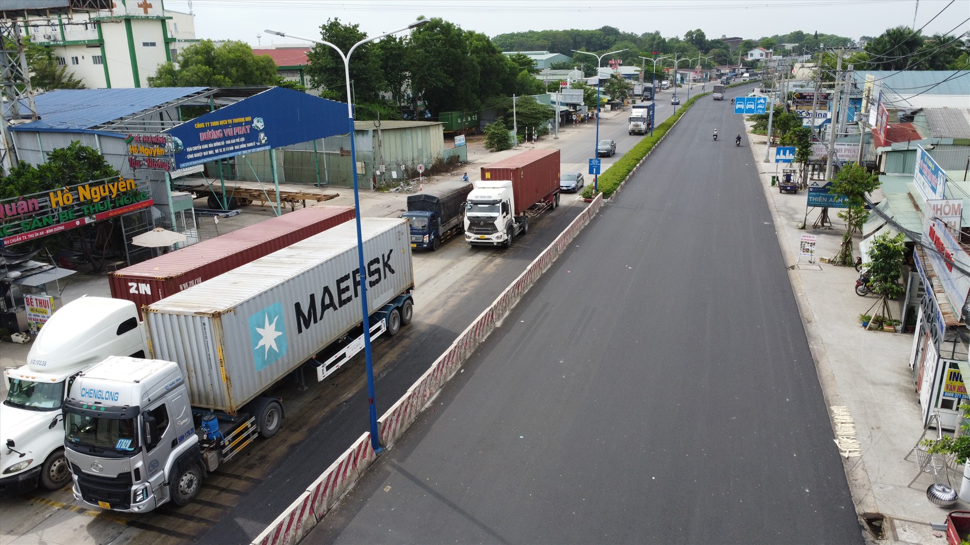 Cận cảnh tuyến đường trùng với dự án cao tốc TPHCM - Chơn Thành
