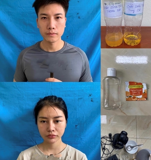 Bắt quả tang tám thanh niên sử dụng ma túy trong chung cư ở Thanh Hóa