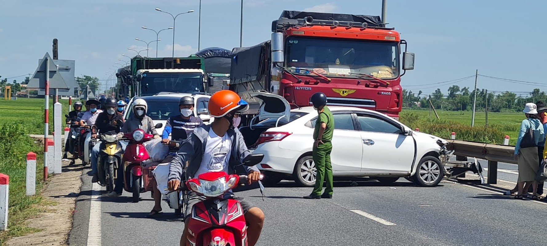 Quảng Nam: Liên tiếp xảy ra các vụ va chạm giao thông