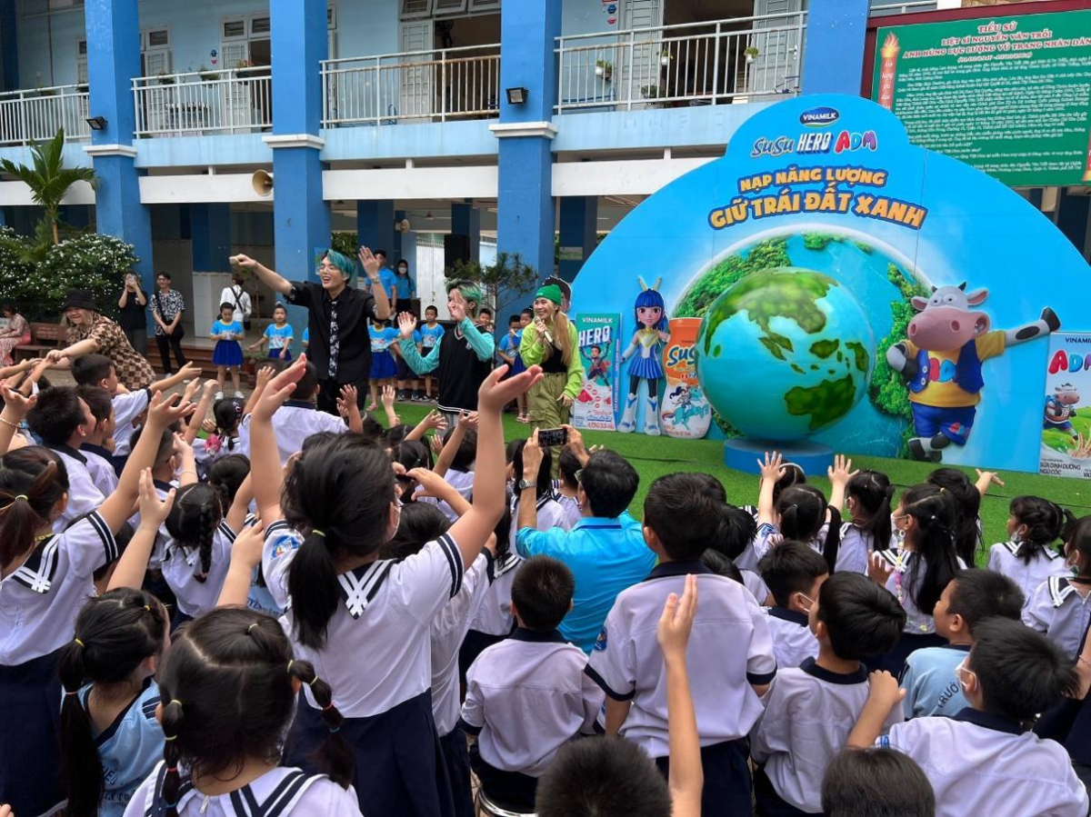 120.000 học sinh tiểu học tham gia chiến dịch giữ Trái Đất xanh
