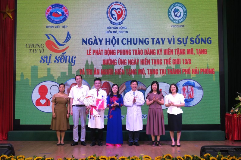 Hải Phòng: Hơn 1.200 người đăng ký hiến mô tạng tại BV Việt Tiệp