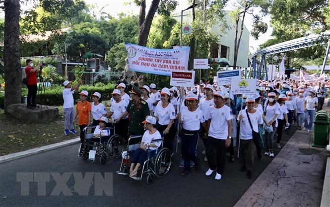 TP.HCM: 5.000 người đi bộ đồng hành vì nạn nhân chất độc da cam/dioxin