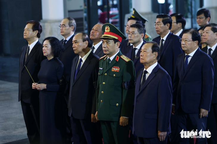 Lãnh đạo Đảng, Nhà nước viếng lễ tang Thượng tướng Nguyễn Chí Vịnh