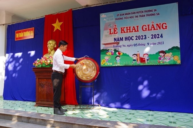 Khánh Hòa: Nô nức khai giảng năm học mới ở huyện đảo Trường Sa