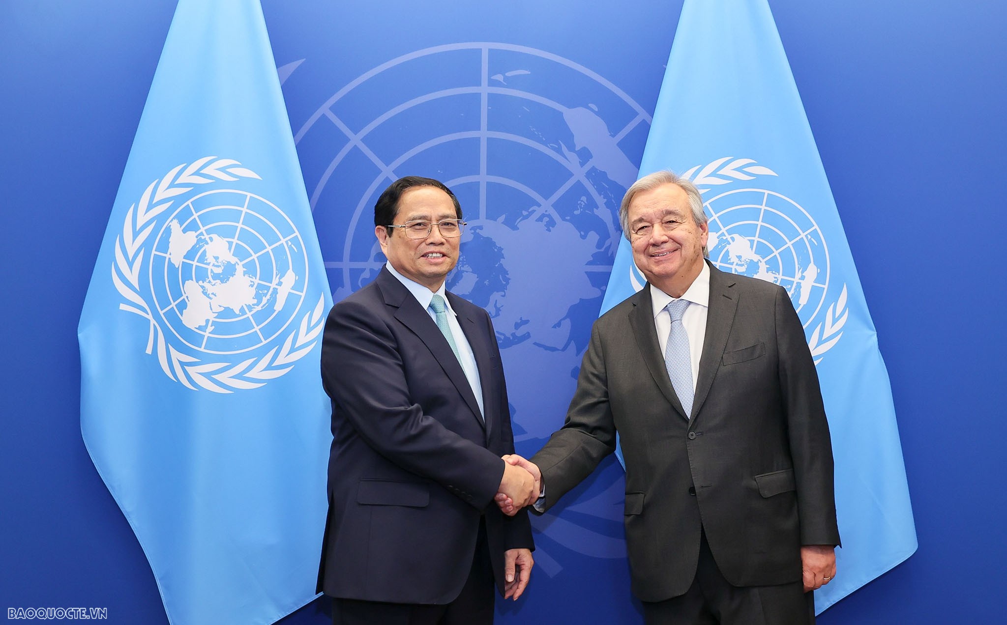 Tổng thư ký Antonio Guterres cảm ơn sự hợp tác và ủng hộ tuyệt vời của Việt Nam đối với Liên hợp quốc