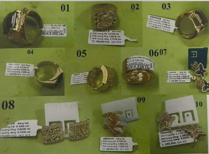 Truy tìm vật chứng trong vụ cướp tiệm vàng ở Cam Ranh