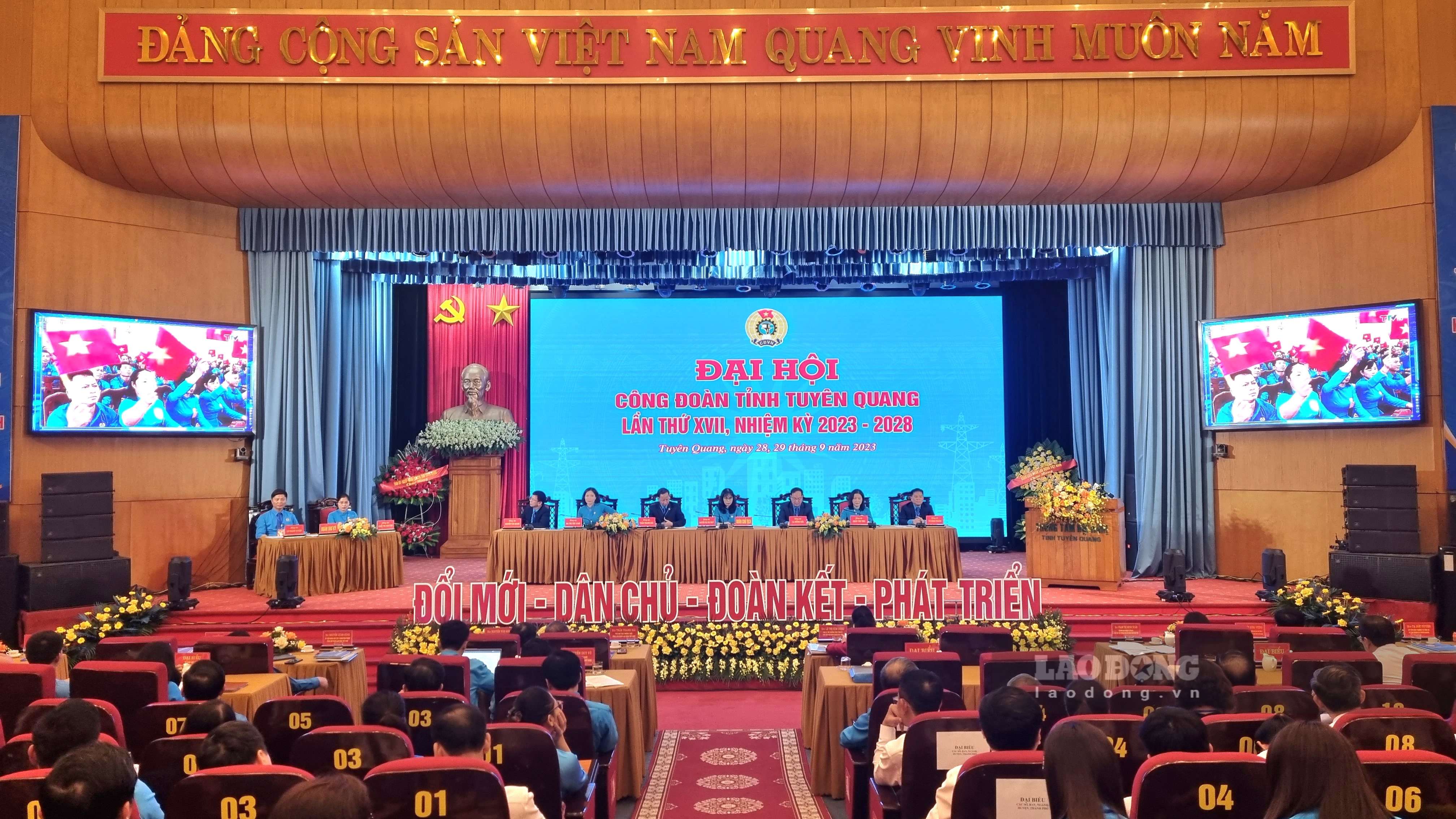 Khai mạc Đại hội Công đoàn tỉnh Tuyên Quang lần thứ XVII