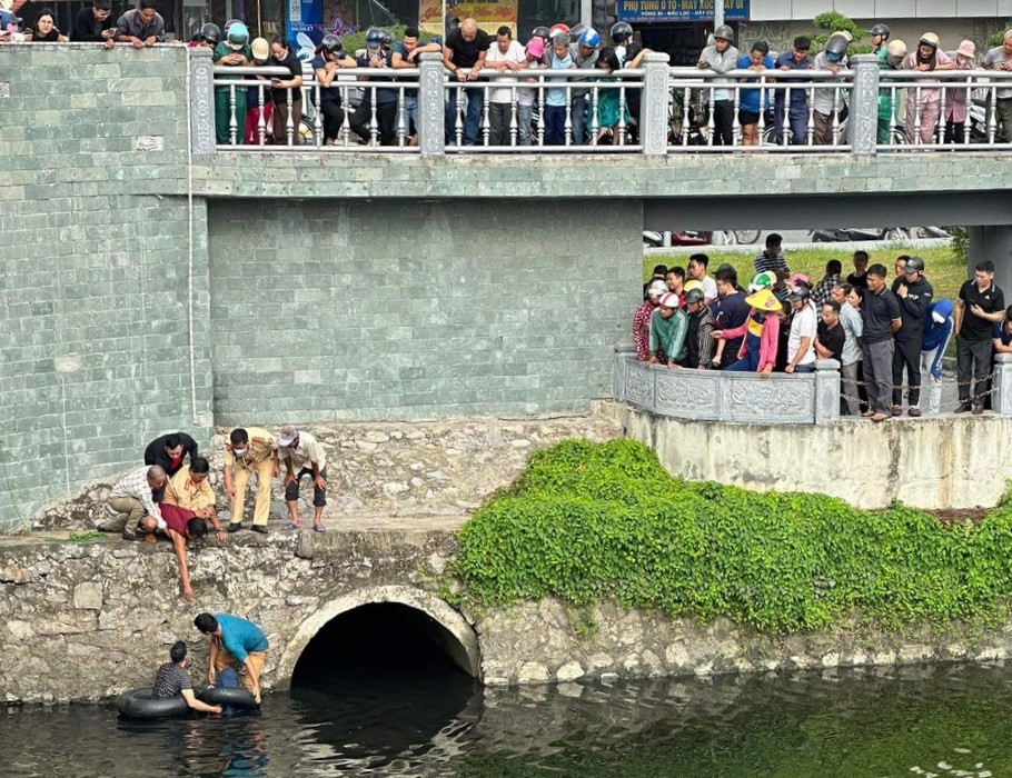 Kịp thời cứu sống cô gái trẻ nhảy cầu tự tử ở Ninh Bình