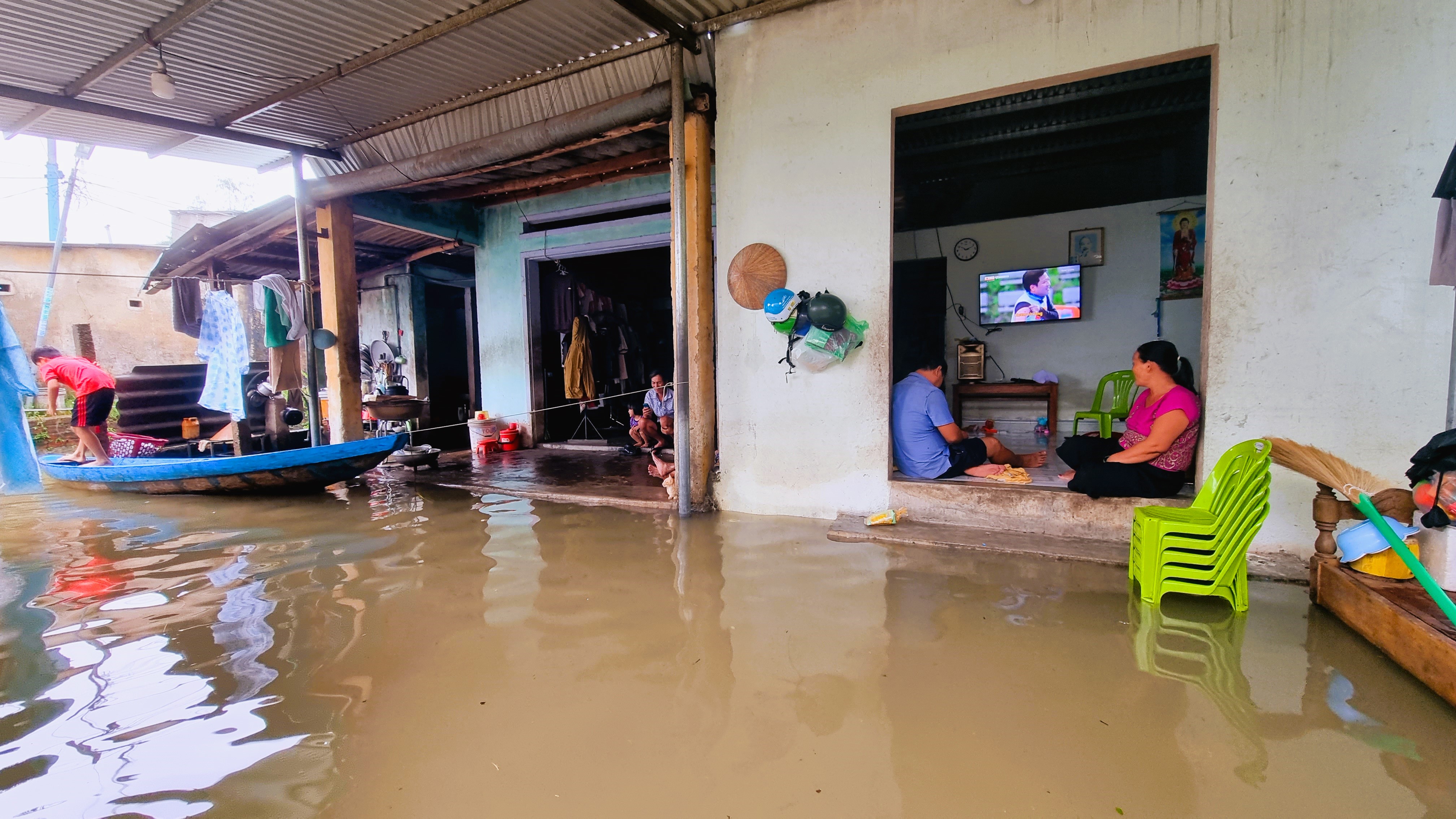 Dân làng chài ở Quảng Nam thấp thỏm lo ngập lụt