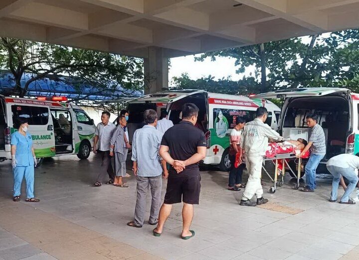 Nổ bình khí gas, 9 công nhân ở Quảng Ngãi bị bỏng