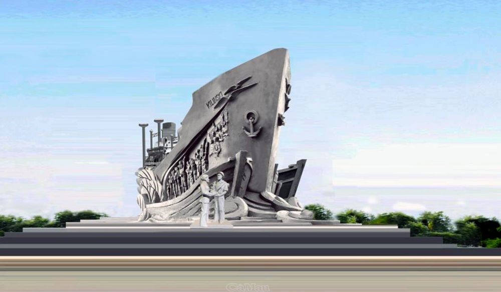 Cà Mau xây dựng tượng đài kỷ niệm chuyến tàu tập kết ra Bắc năm 1954 trị giá trên 176 tỉ đồng