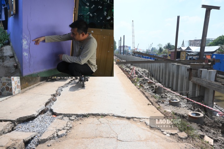 Người dân bức xúc vì nhà bị nứt do thi công dự án ở Tiền Giang